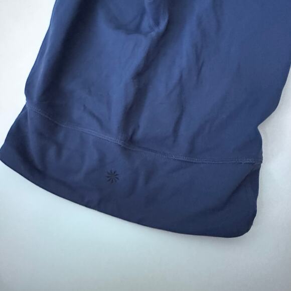 Athleta Girl High Rise Powervita Tights - Blue, Size M - Picture 6 of 8